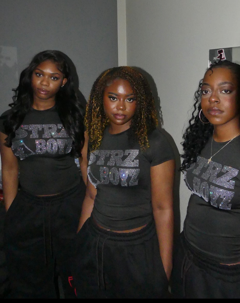 StrzBoyz Rhinestone baby tee